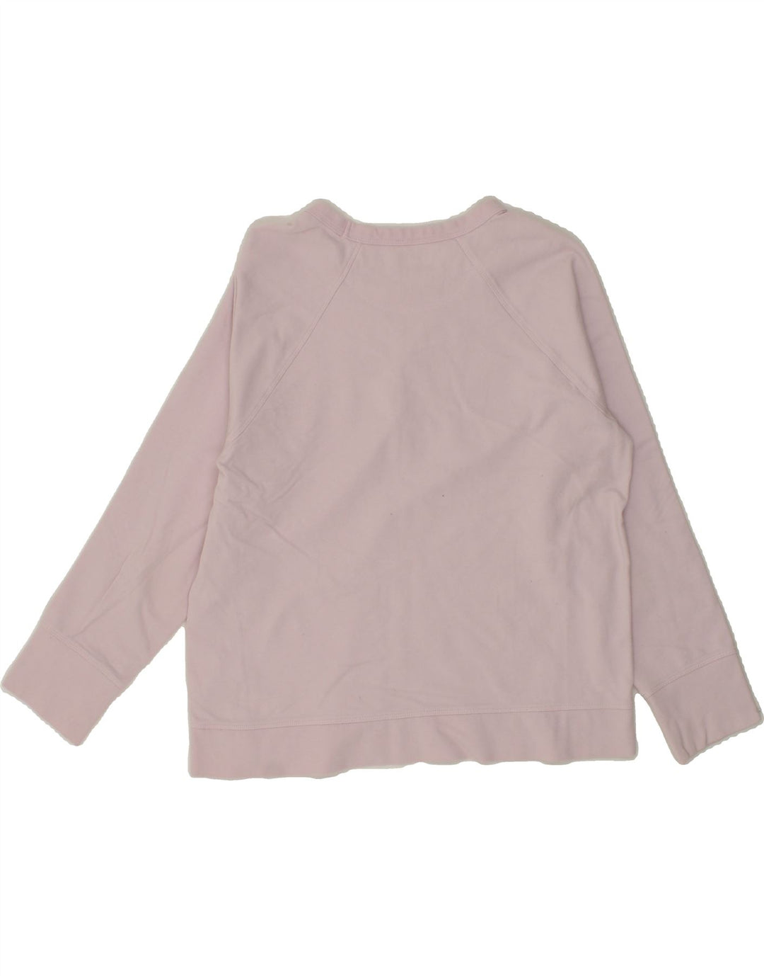 DKNY Womens Graphic Top Long Sleeve UK 14 Medium Pink Cotton Vintage Dkny and Second-Hand Dkny from Messina Hembry 
