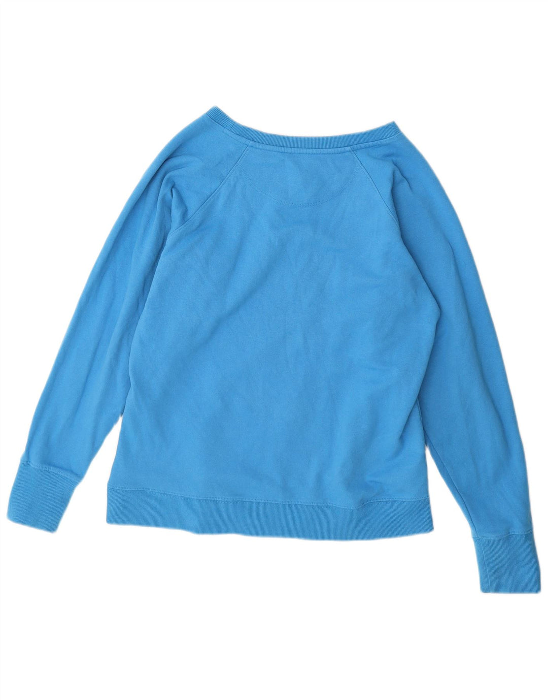 Felpa grafica da donna CHAMPION, maglione UK 16, grande cotone blu