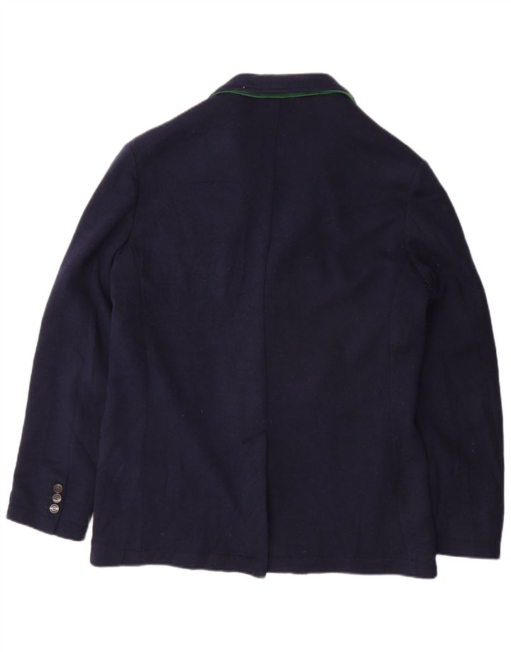 Giacca blazer a 3 bottoni da uomo Fred Perry IT 42 XL cotone blu navy