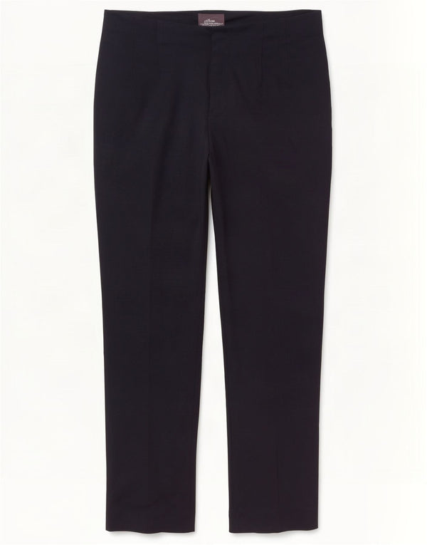 Pantaloni da abito slim da donna Marks & Spencer UK 12 Medium W30 L30 Blu navy