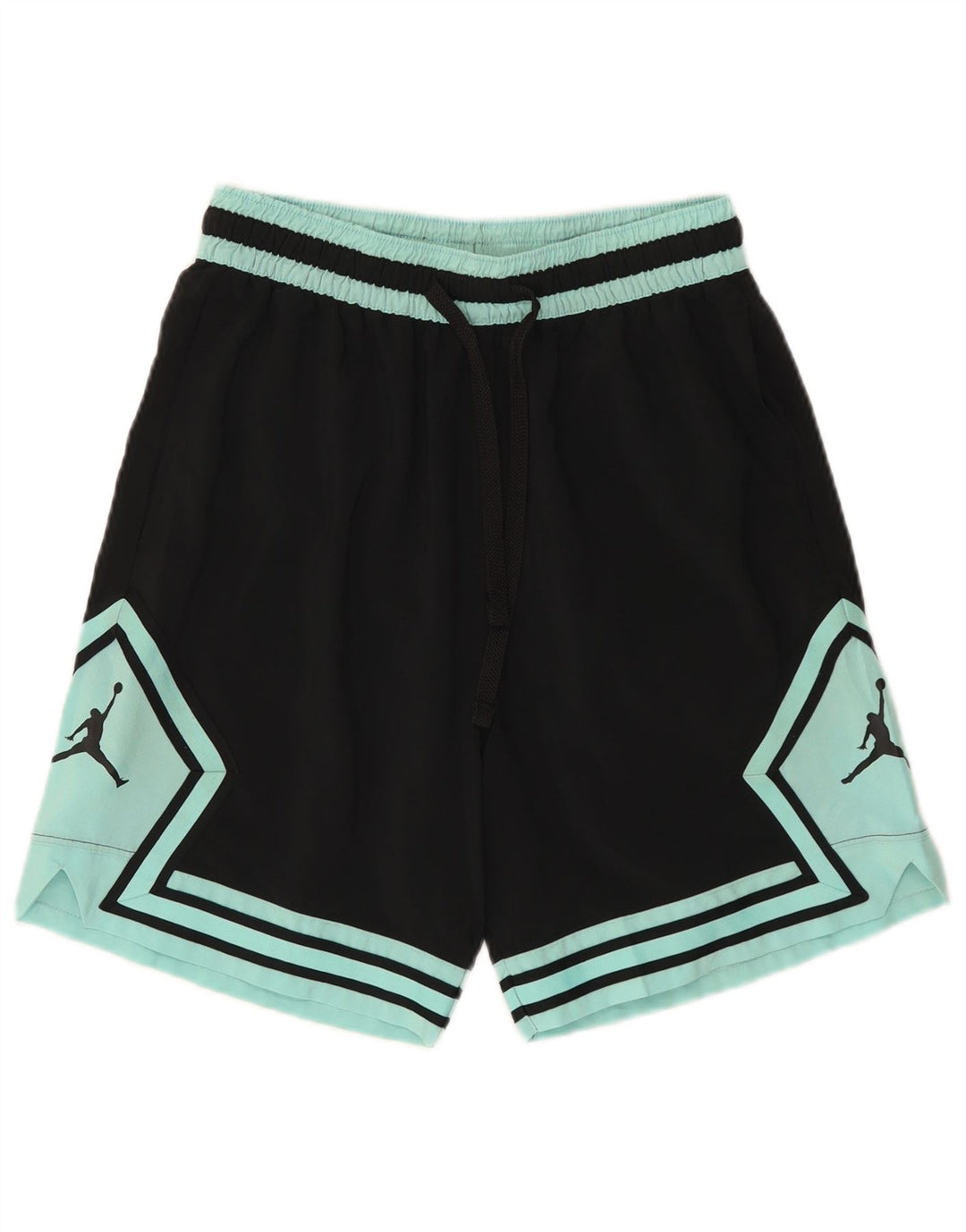 Pantaloncini sportivi Jordan Dri Fit Graphic da uomo, piccoli, in poliestere color block nero