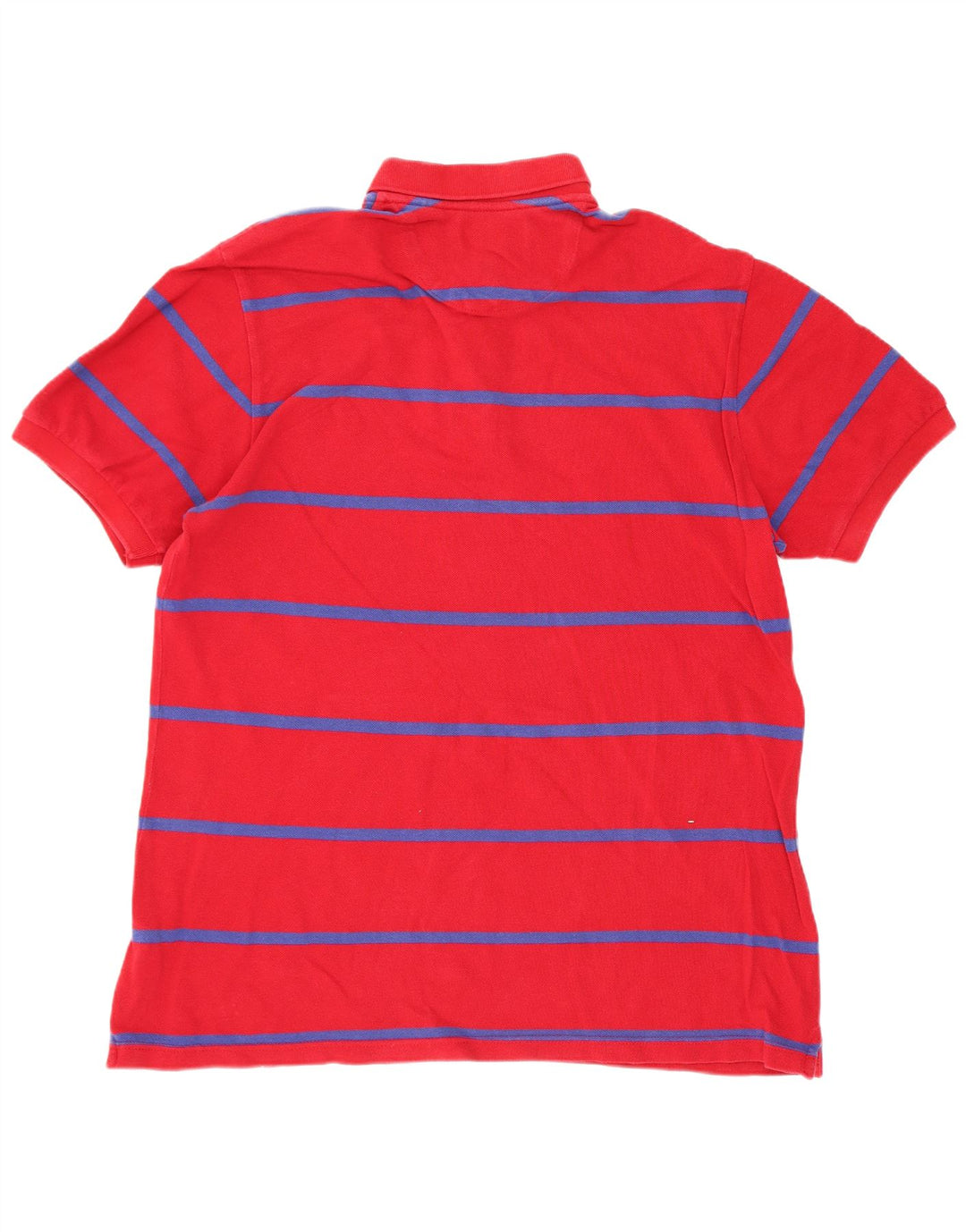 Polo da uomo Chaps in cotone a righe rosse medie