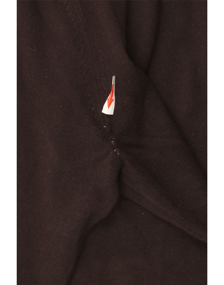 Maglione maglione con scollo a V da uomo Tommy Hilfiger in cotone grigio medio