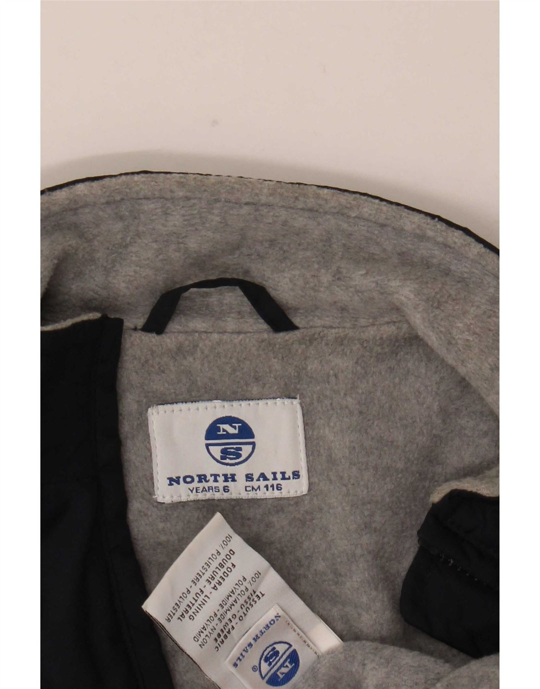 Giubbotto bomber da ragazzo North Sails 5-6 anni in nylon blu navy