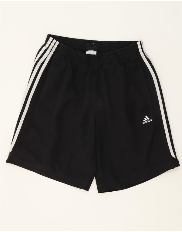 Pantaloncini sportivi Adidas Climalite da uomo medio poliestere nero