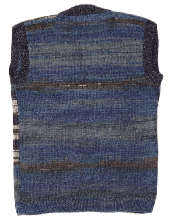 Canotta vintage da uomo, canotta piccola a righe blu