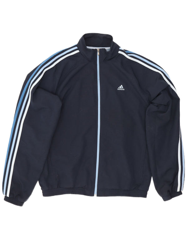 Giacca sportiva da uomo Adidas Clima 365 di grandi dimensioni in poliestere blu navy