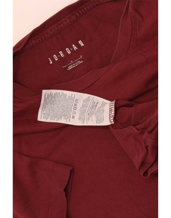 T-shirt da uomo Jordan Top Large in cotone marrone