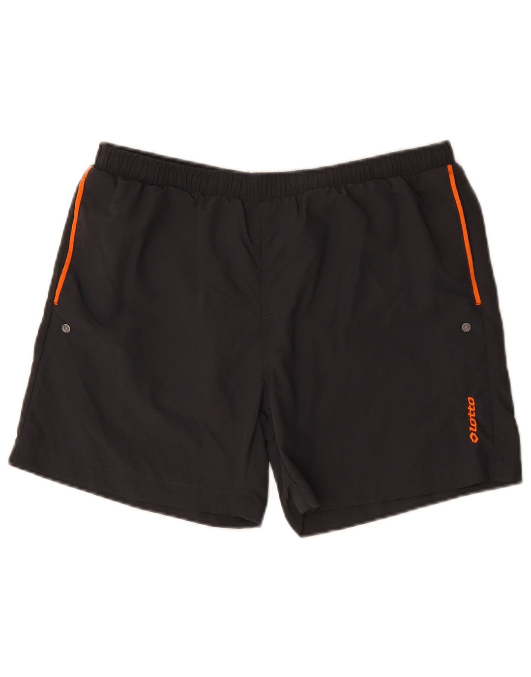 Pantaloncini da bagno da uomo Lotto Large in poliestere grigio