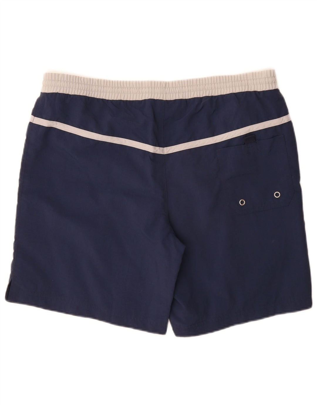 Pantaloncini da bagno da uomo Kappa grandi in nylon color block blu navy