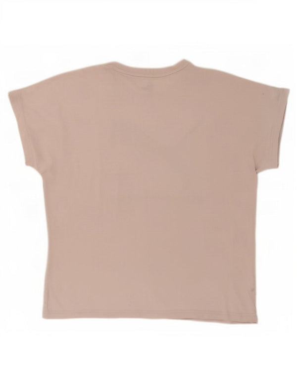 Puma T-shirt grafica oversize da donna Top UK 10 Small Beige