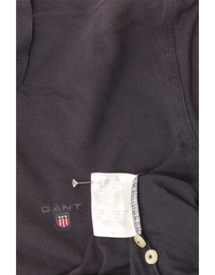 Polo da uomo Gant grande in cotone blu navy