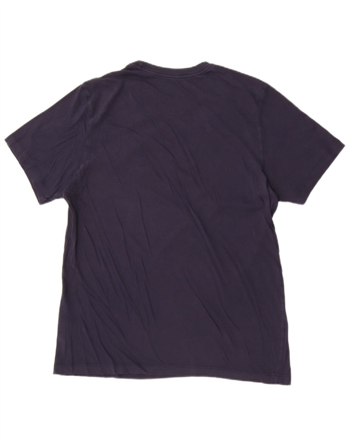 T-shirt da uomo Nike Top Large in cotone blu navy