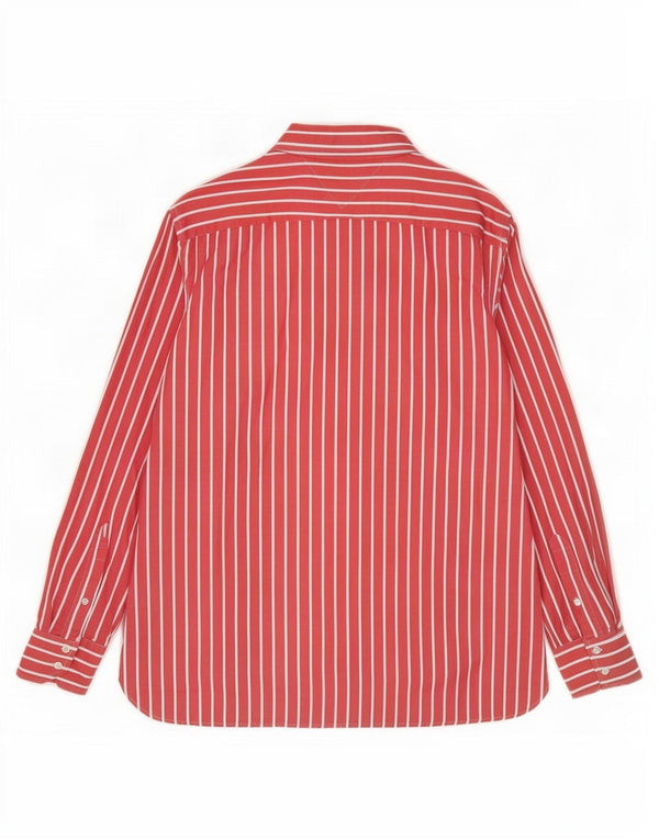 Camicia da uomo Tommy Hilfiger XL in cotone a righe rosse