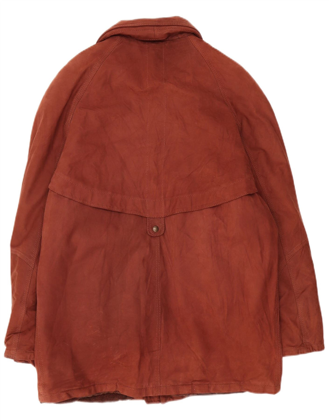 Giacca vintage in pelle scamosciata da uomo UK 42 XL Marrone