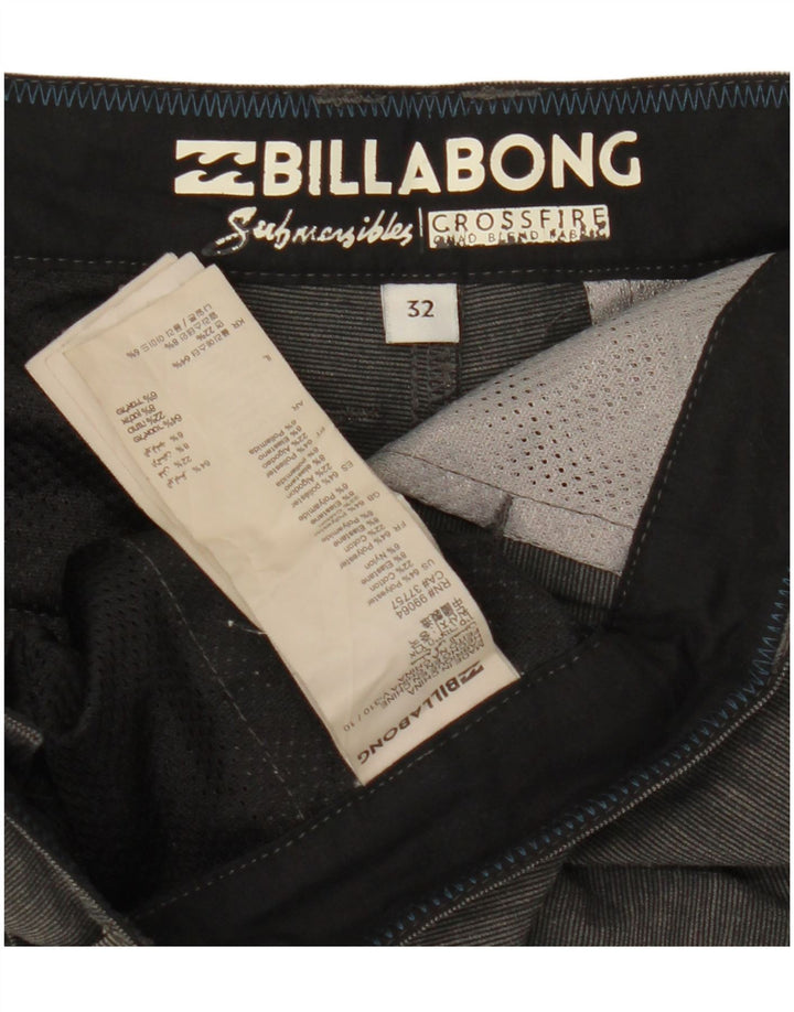 Pantaloncini chino da uomo Billabong W32 poliestere grigio medio