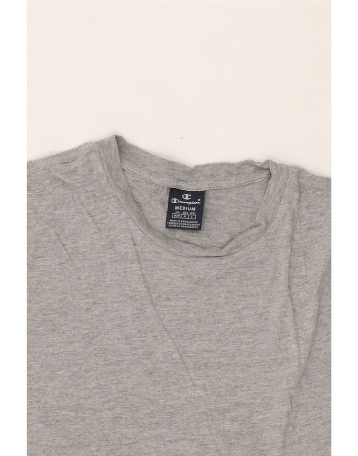 CHAMPION Mens T-Shirt Top Medium Grey Cotton Vintage Champion and Second-Hand Champion from Messina Hembry 