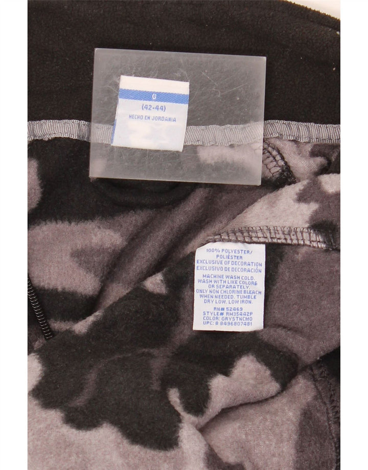 Giacca in pile da uomo STARTER UK 42/44 Large Poliestere mimetico grigio