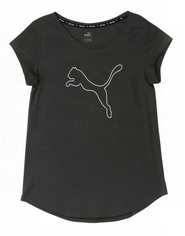 T-shirt grafica da donna Puma UK 10 piccola grigia