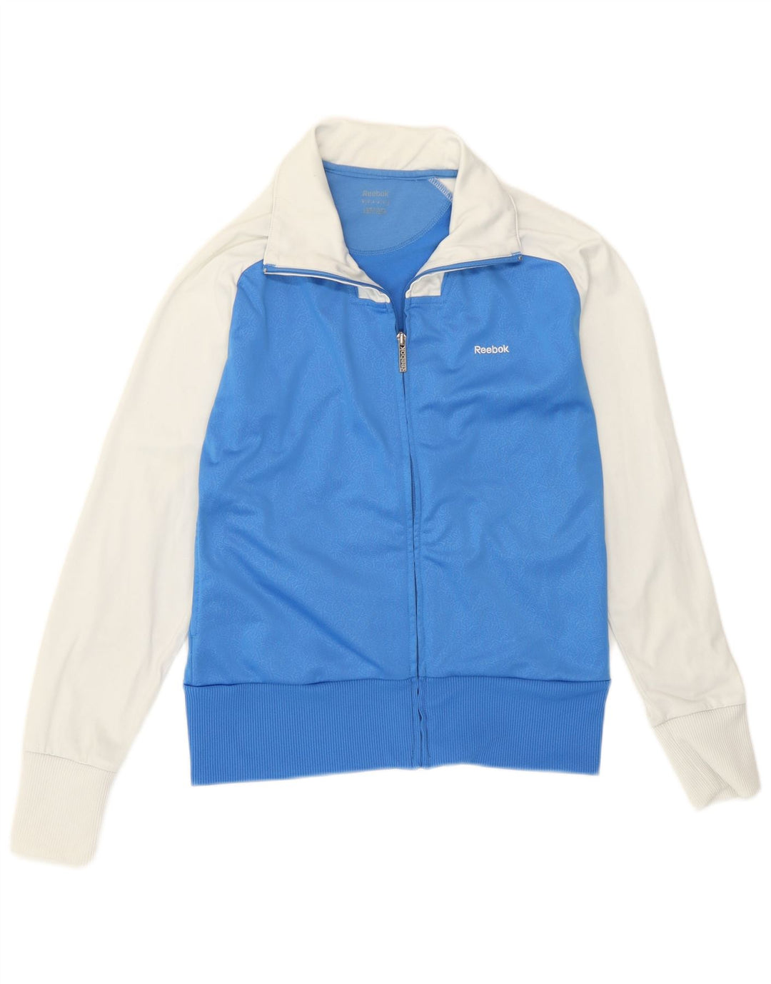 Giacca da tuta da donna Reebok UK 14 Medium Blue Colourblock Sports