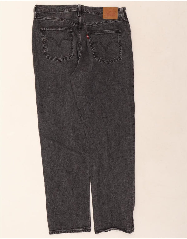 LEVI'S Jeans dritti da donna 501 W32 L30 Cotone grigio