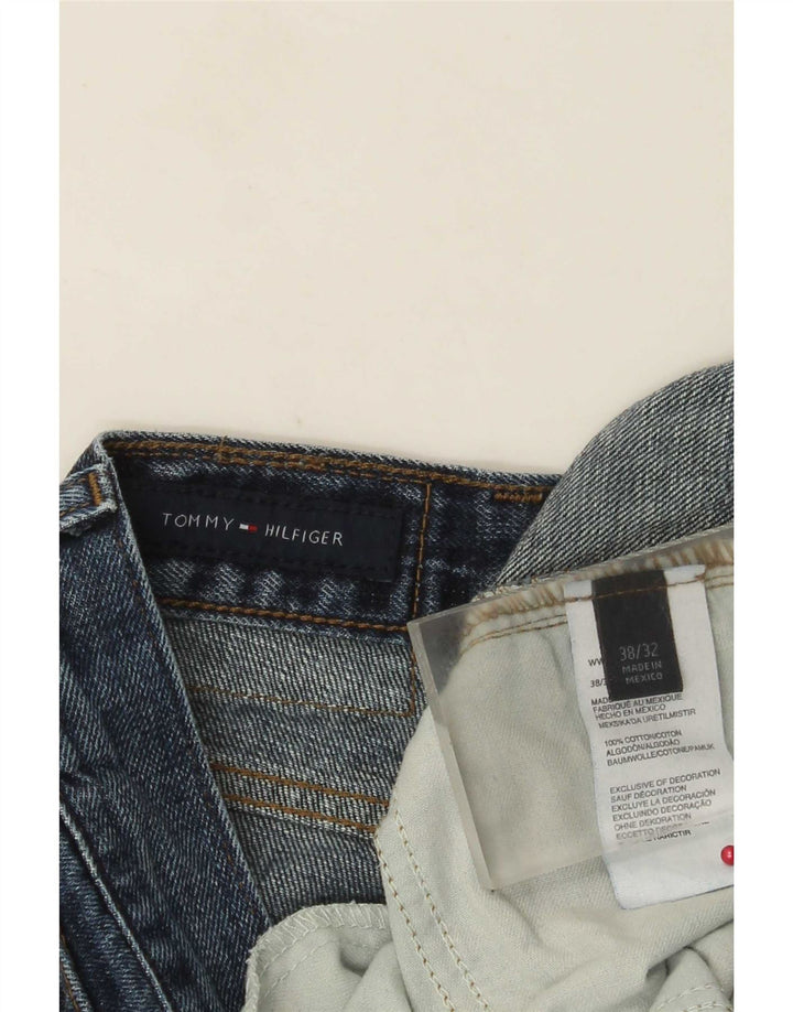 Jeans dritti da uomo Tommy Hilfiger W38 L32 cotone blu