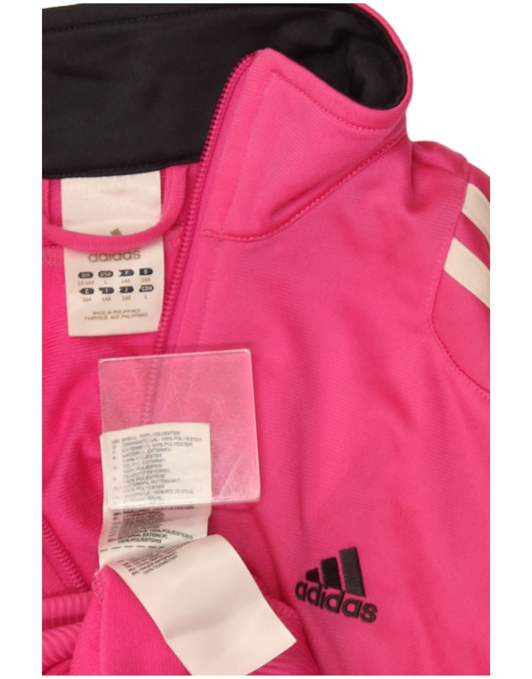 Giacca Top Tuta Adidas Bambina 13-14 Anni Poliestere Rosa