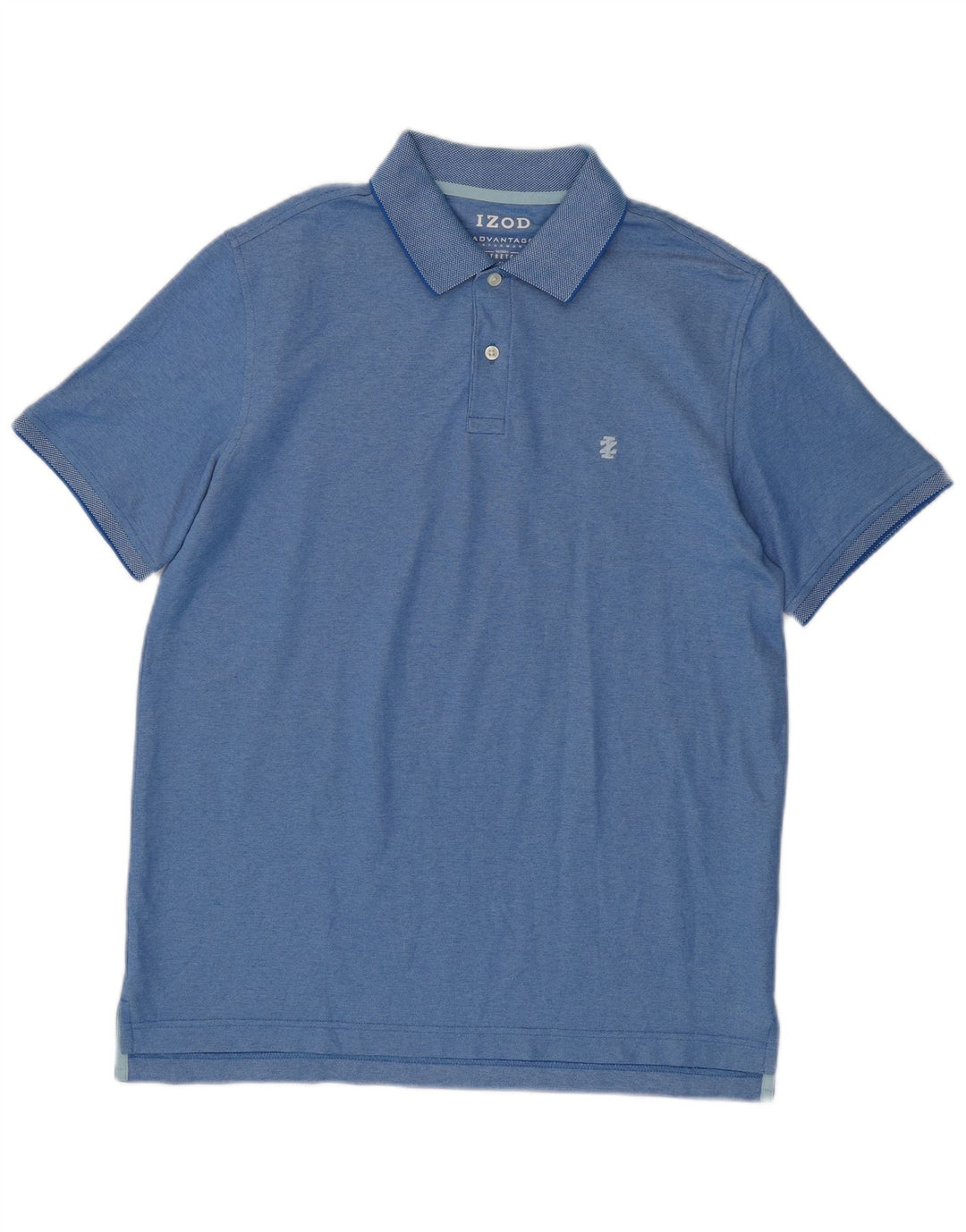 Polo da uomo IZOD in cotone blu medio