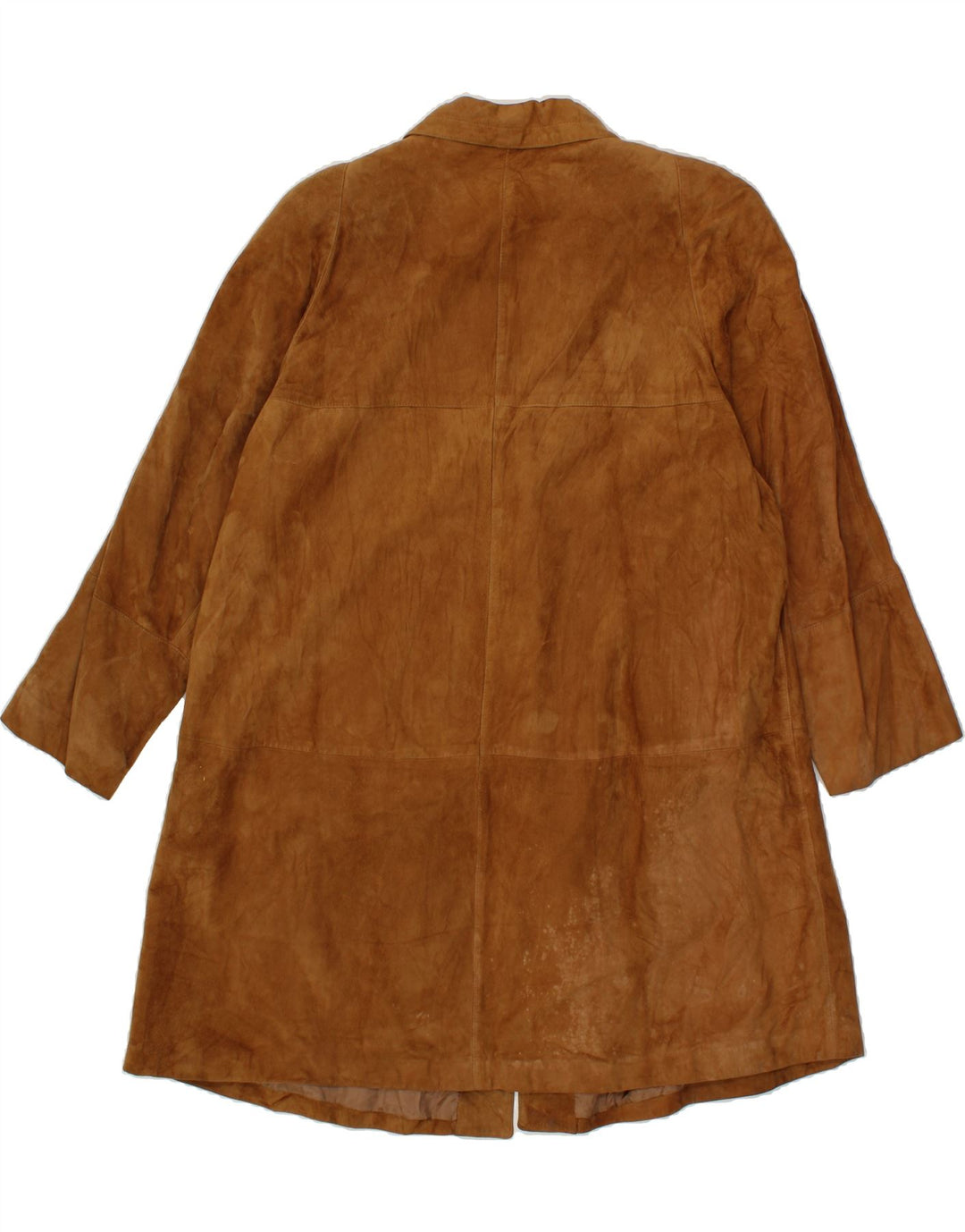 PICCINI Womens Suede Overcoat IT 46 Large Brown Vintage Piccini and Second-Hand Piccini from Messina Hembry 