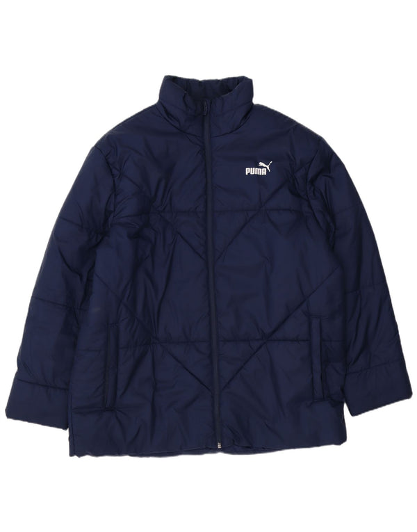 Giacca imbottita da uomo Puma UK 44 2XL Poliestere blu navy