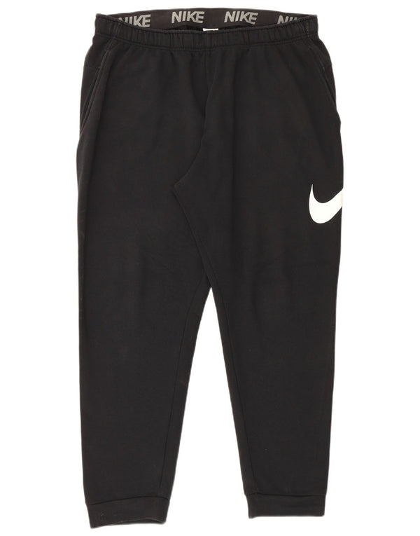 Pantaloni da tuta con grafica Nike Dri Fit da donna, pantaloni da jogging UK 20 2XL neri