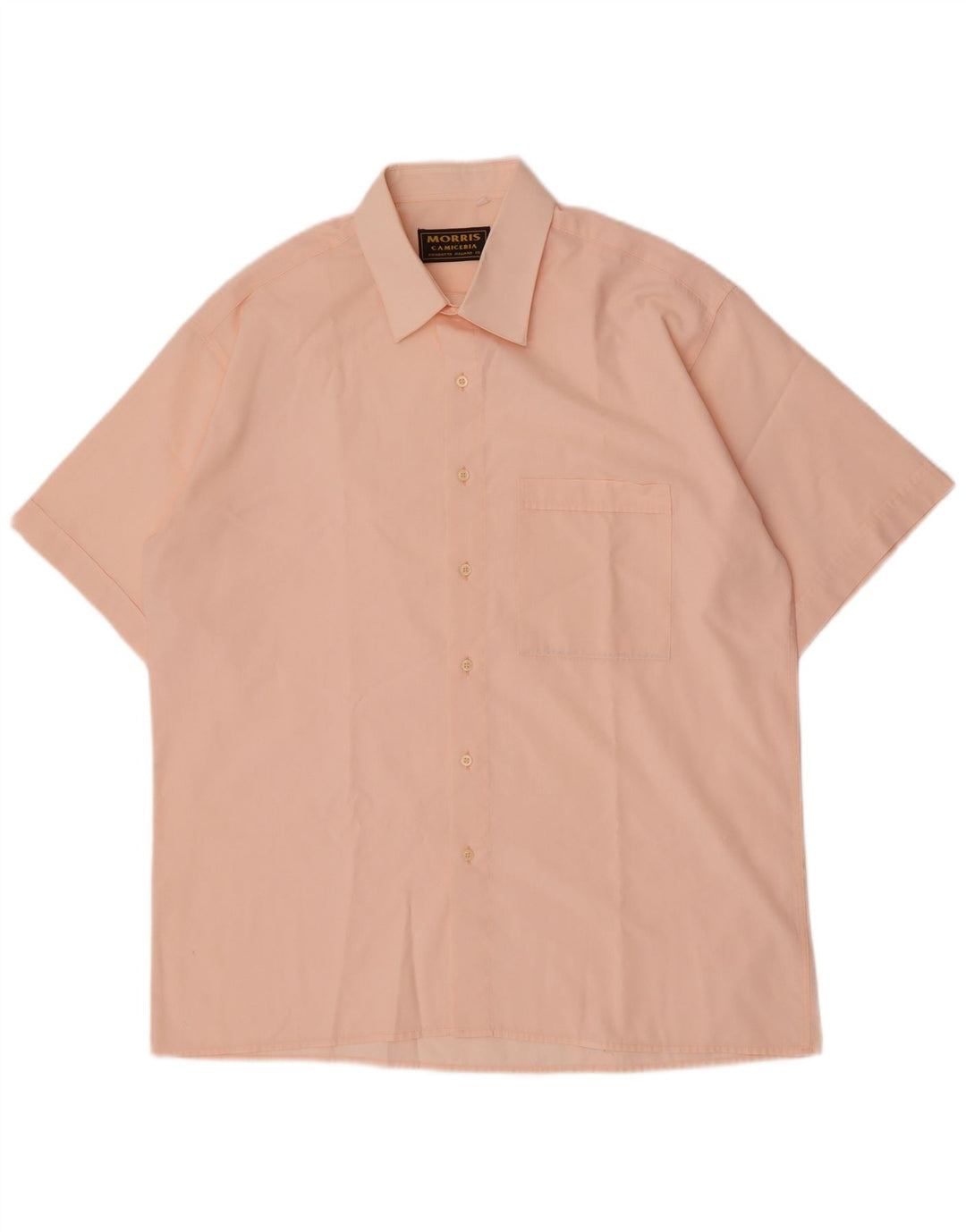 Morris Camicia a maniche corte da uomo grande rosa