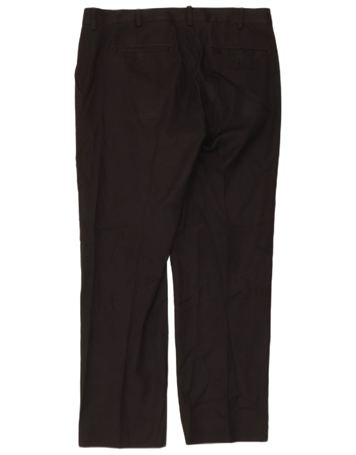 Pantaloni chino dritti da uomo Izod W34 L32 poliestere nero