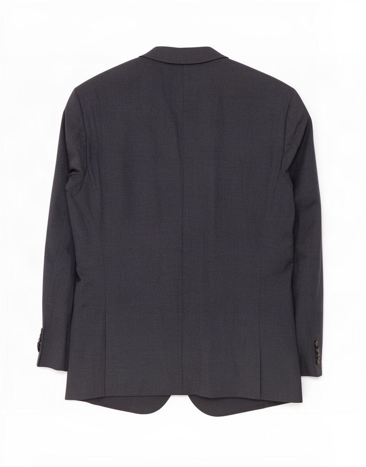 Giacca blazer da uomo a 2 bottoni Hugo Boss EU 48 media lana blu navy