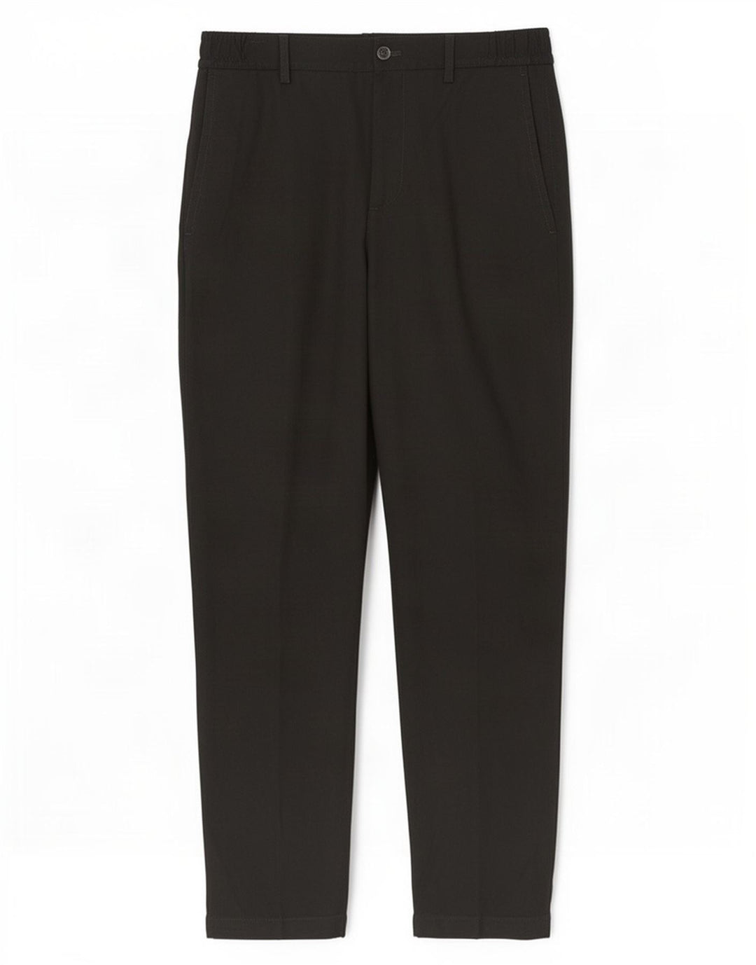 Pantaloni chino affusolati da uomo Zara medi W31 L26 poliestere nero