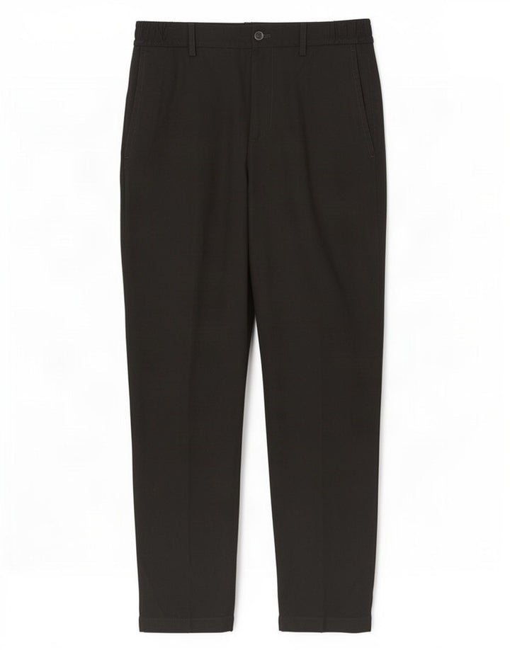 Pantaloni chino affusolati da uomo Zara medi W31 L26 poliestere nero