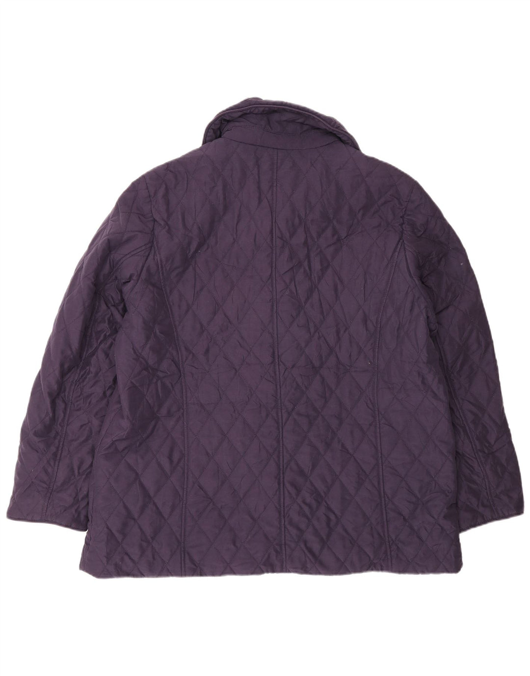 Giacca trapuntata da donna Marks & Spencer UK 16 grande poliestere viola