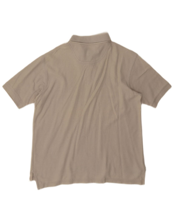 Polo da uomo Timberland in cotone grigio medio