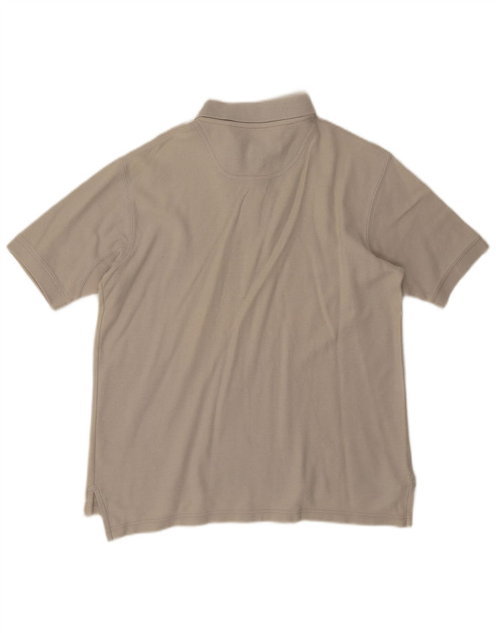 Polo da uomo Timberland in cotone grigio medio