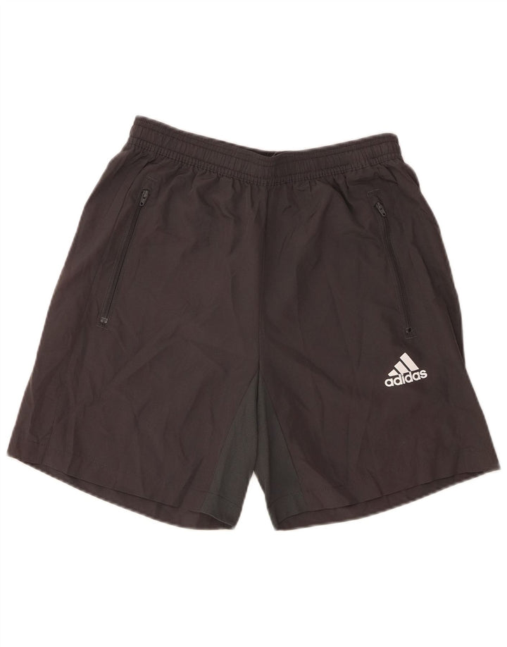 Pantaloncini sportivi Adidas Aeroready da uomo piccoli in poliestere grigio