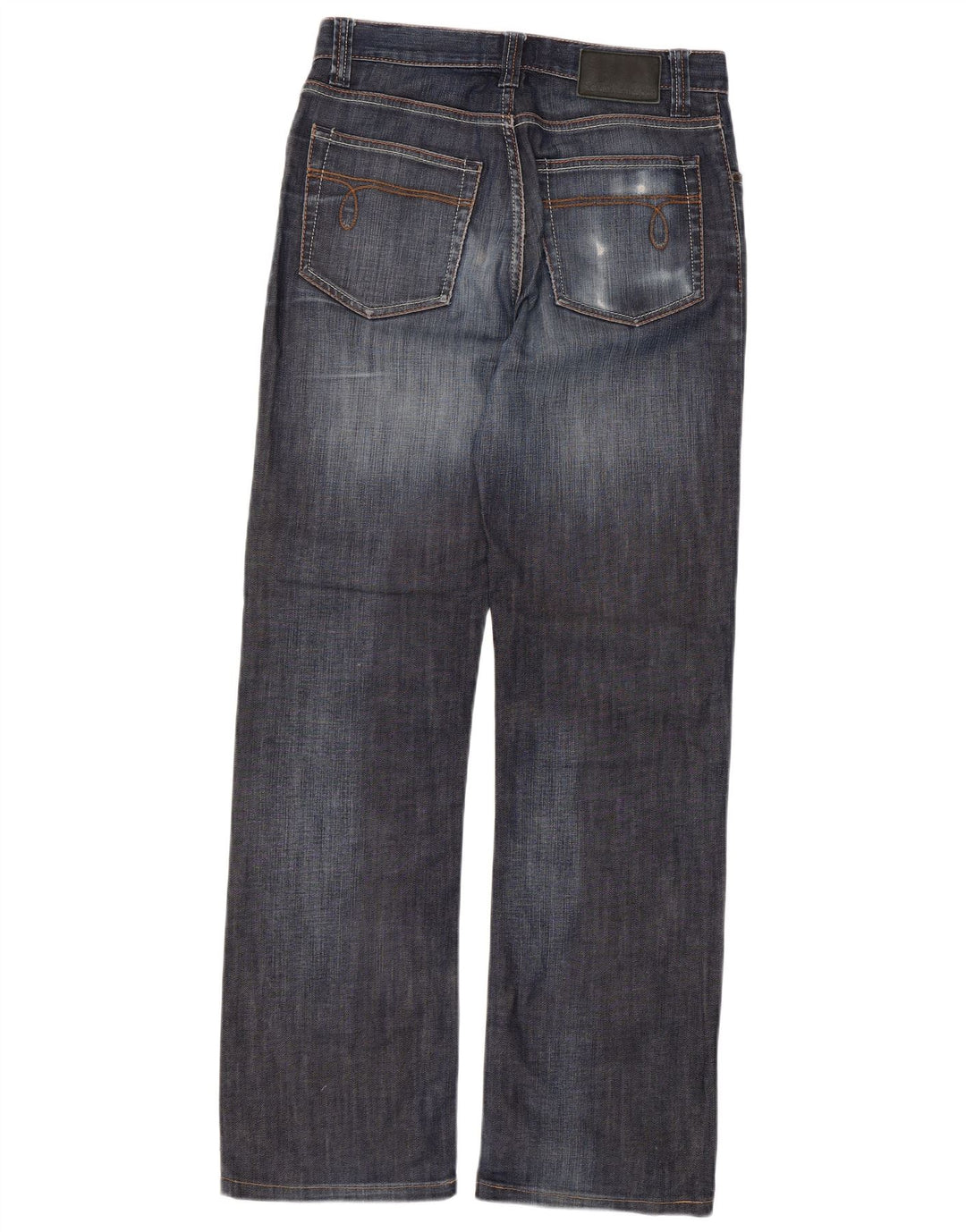 Jeans dritti da donna Calvin Klein W30 L30 cotone blu