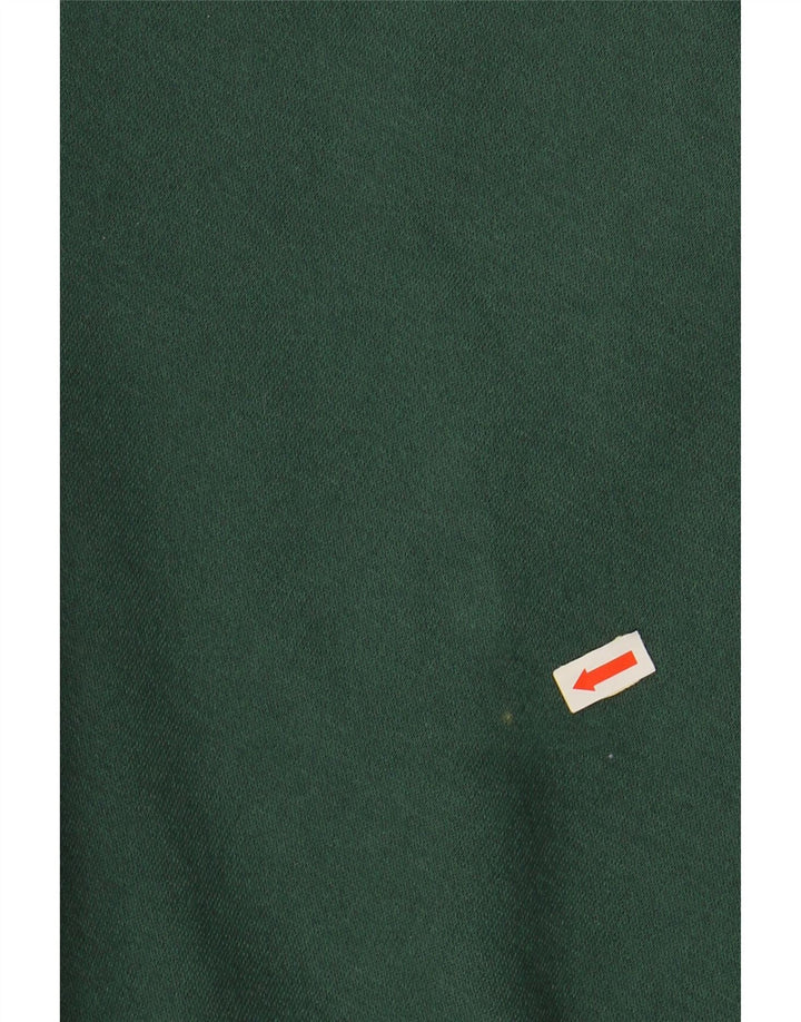 Felpa da donna con collo alto VINTAGE UK 22/24 3XL poliestere verde