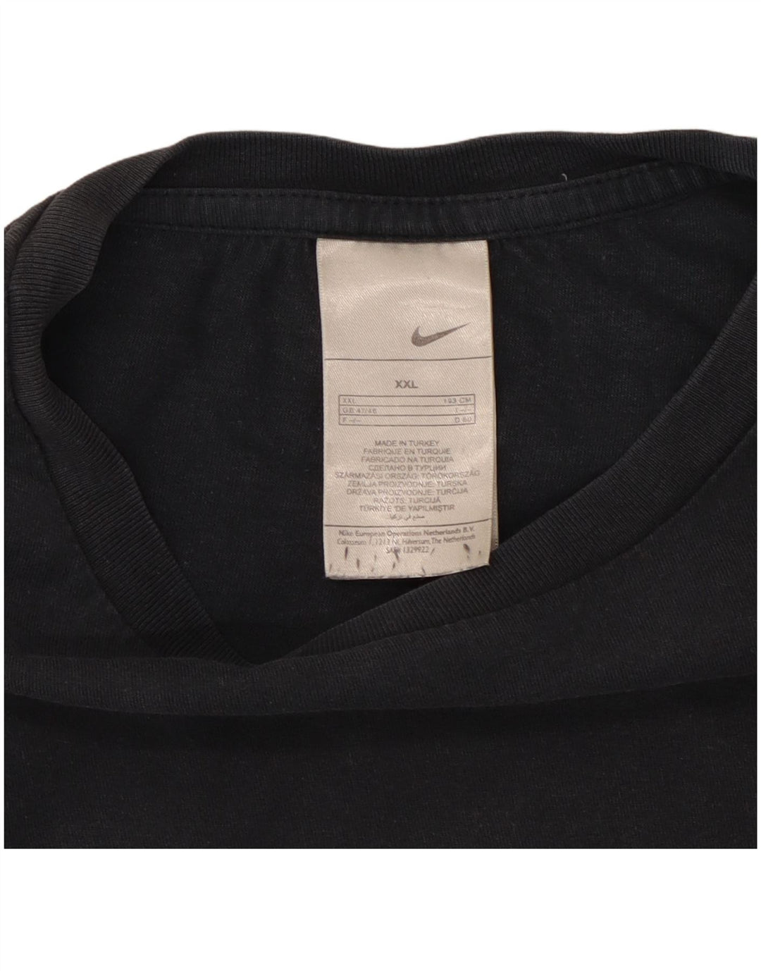 T-shirt grafica da uomo Nike Top 2XL cotone blu navy