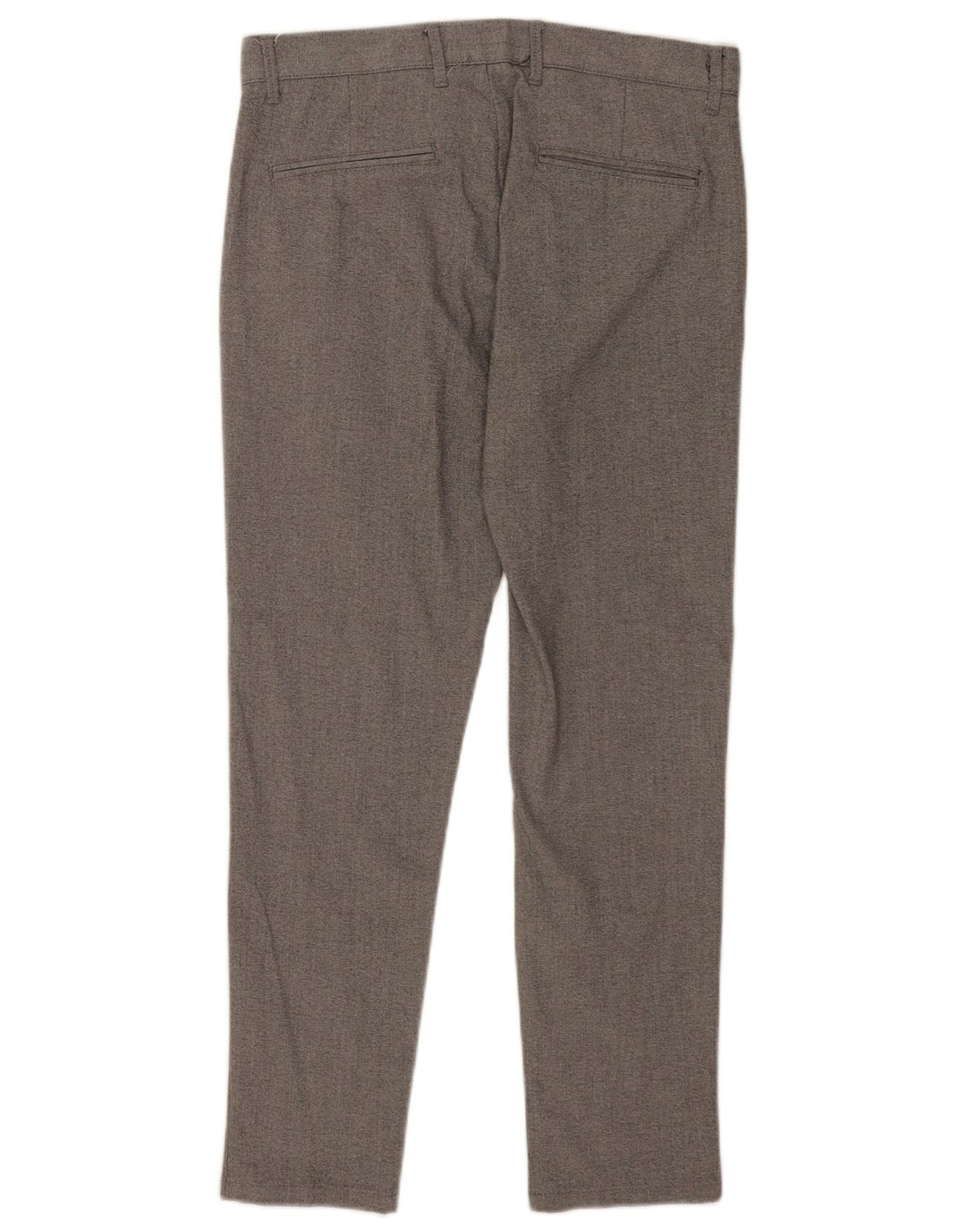 Pantaloni chino slim da uomo Zara EU 38 Small W30 L27 poliestere grigio