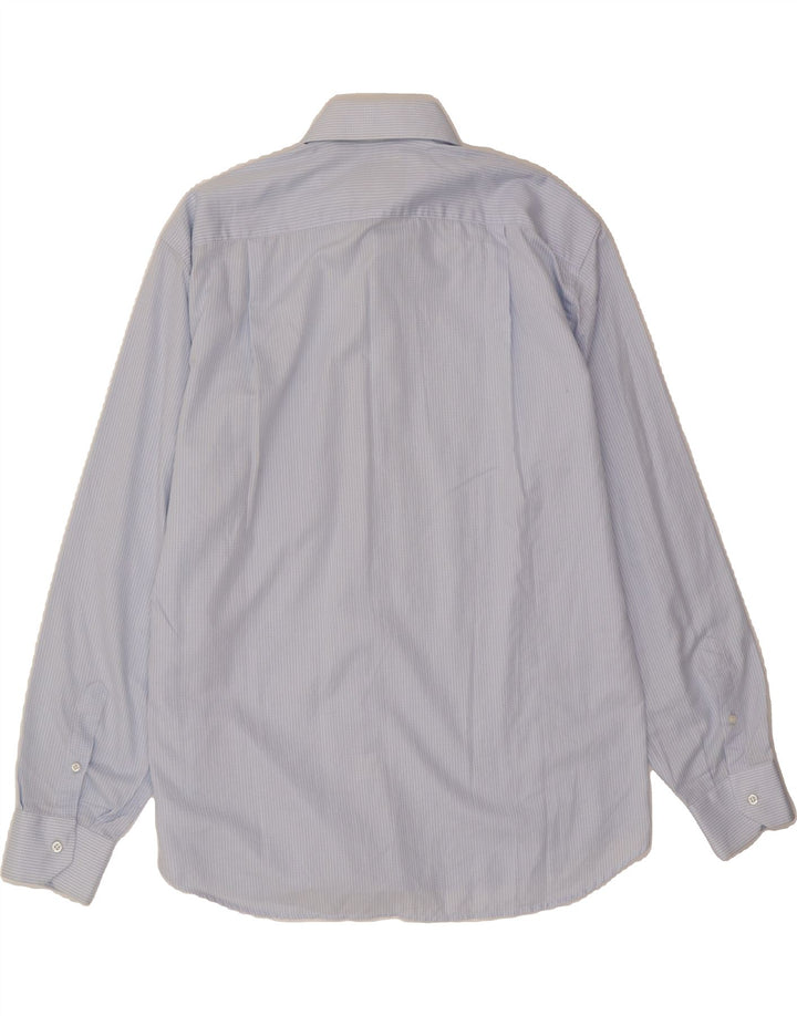 ROCCOBAROCCO Mens Shirt Size 16 41 Large Blue Striped Vintage Roccobarocco and Second-Hand Roccobarocco from Messina Hembry 