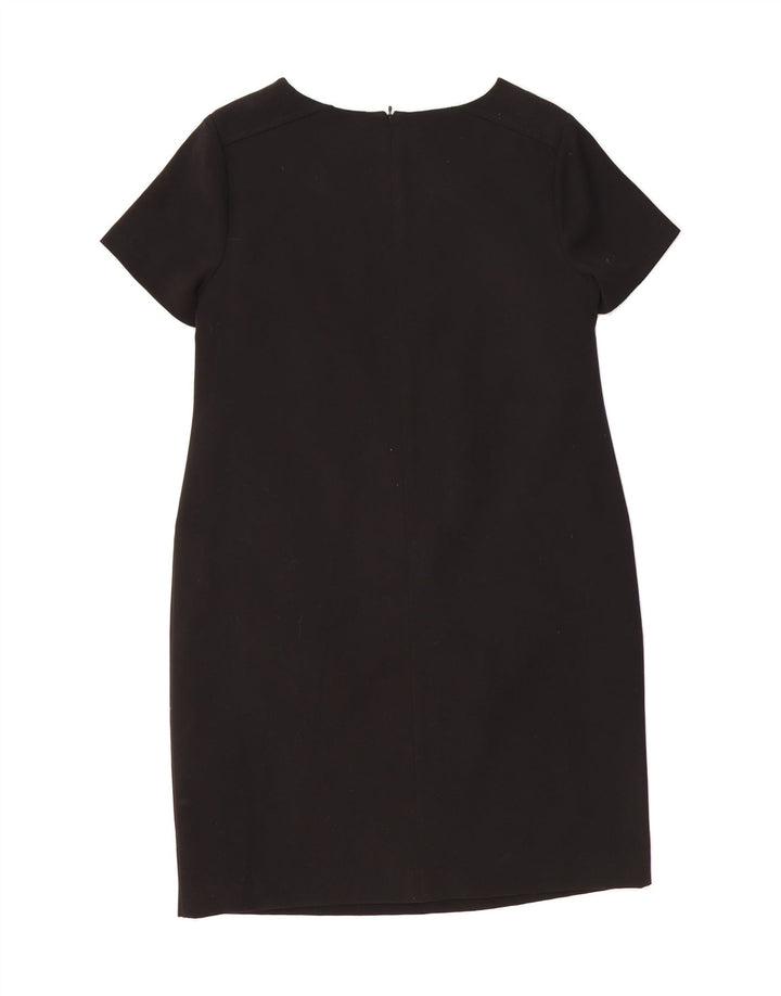 VINTAGE Womens Sheath Dress UK 12 Medium Black Vintage Vintage and Second-Hand Vintage from Messina Hembry 