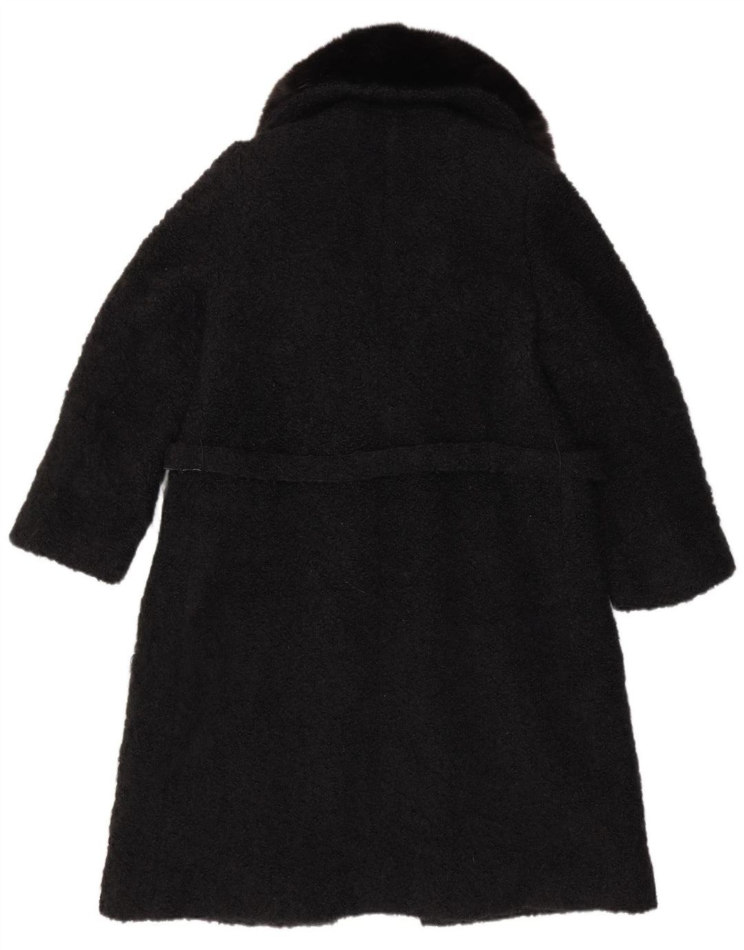 Soprabito aperto da donna VINTAGE UK 12 medio nero