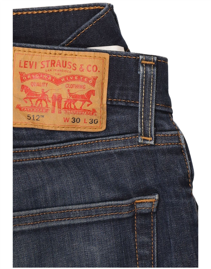 Jeans Levi's Uomo 512 Slim Tapered W30 L30 Cotone Blu