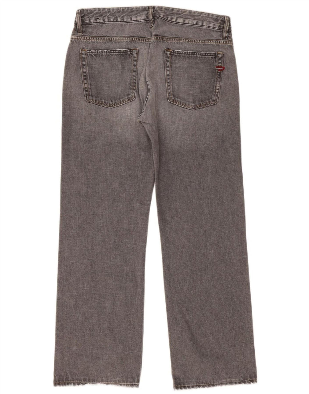 Jeans dritti da donna Diesel W34 L31 cotone grigio