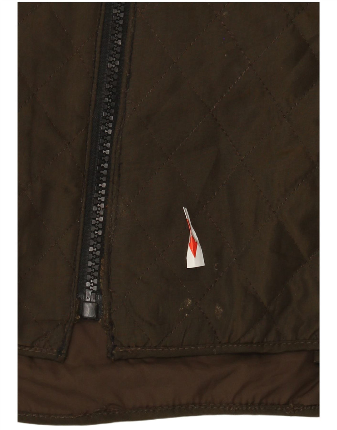 Giacca trapuntata da donna Ellesse UK 12 Poliestere marrone medio